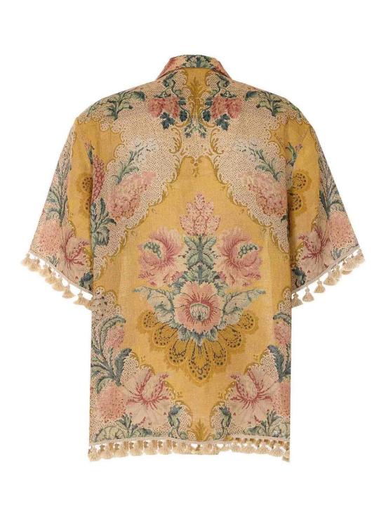 26SS 발렌티노 가라바니 반팔 셔츠 AAN11BD2C4U Yellow - VALENTINO GARAVANI