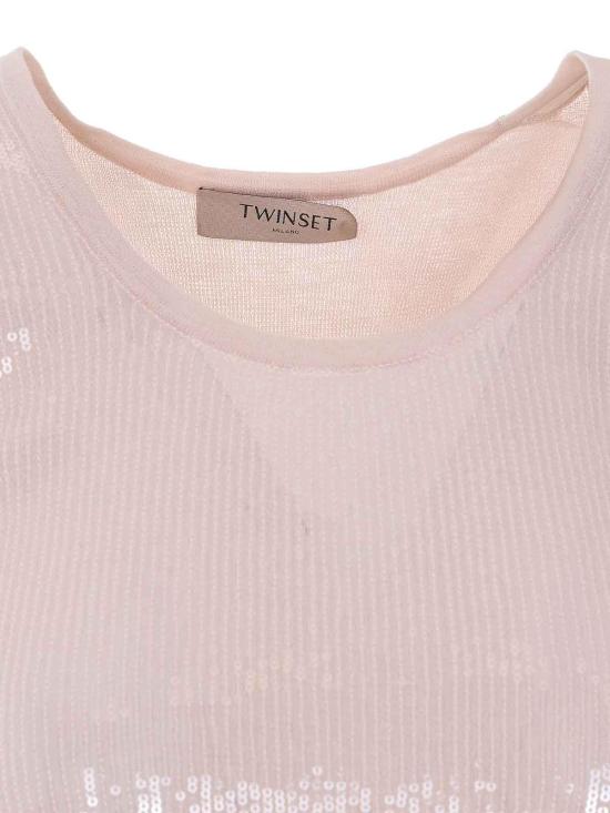 26SS 트윈셋 민소매 티셔츠 261TP330100570 Nude Neutrals - TWINSET