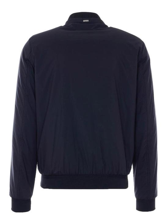 26SS 에르노 에코에이지 하이 카라 봄버 자켓 GI000414U12456Z9300 Black - HERNO