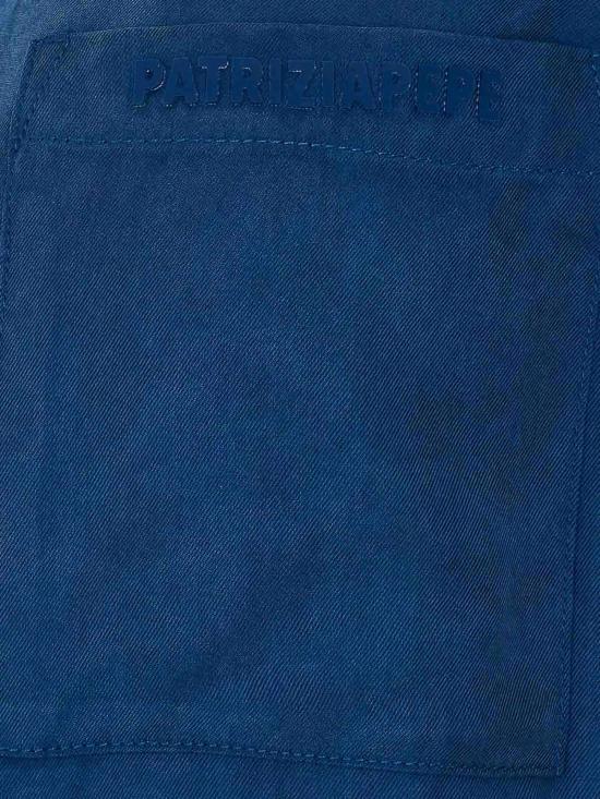 26SS 파트리지아페페 셔츠 8C0869A704CA97 Blue - PATRIZIA PEPE