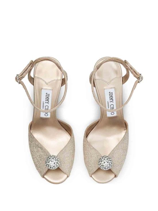 26SS 지미추 샌들 J000180477LIGHTSOFTGOLDCRYSTAL Gold - JIMMY CHOO