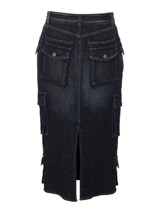 26SS 돌체앤가바나 미디 스커트 F4DCSDG8OS4S9001 Black - DOLCE & GABBANA