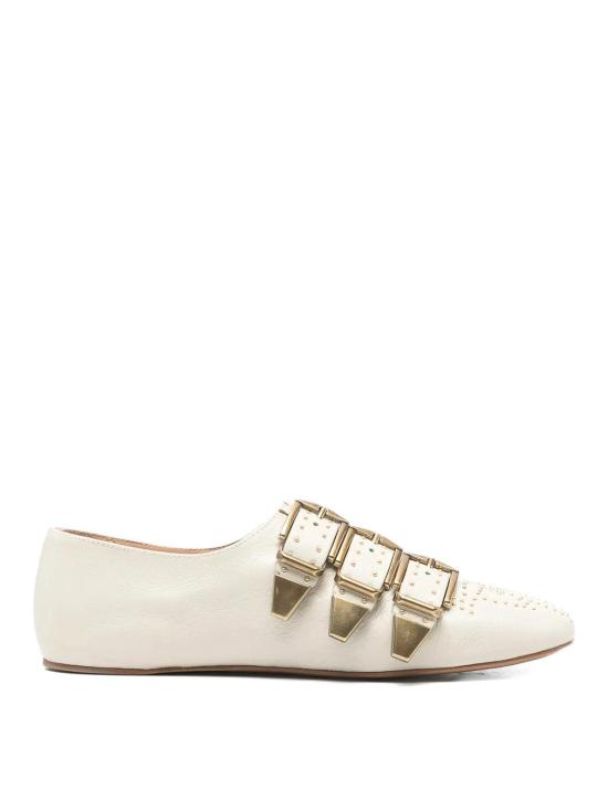 26SS 끌로에 플랫 슈즈 CH26S16YUR122 White