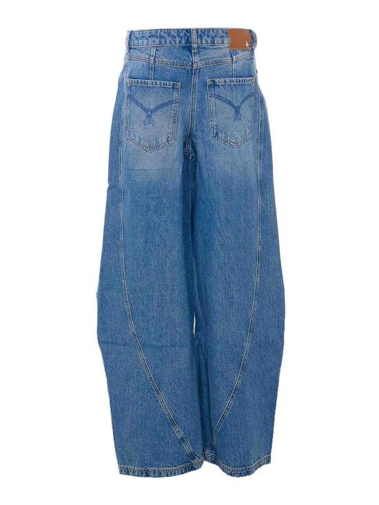 26SS 파트리지아페페 스트레이트 팬츠 8P0773D1WZBCB02 Blue - PATRIZIA PEPE