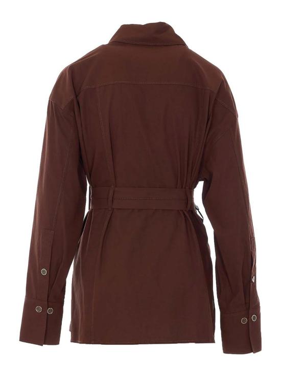 26SS 핑코 셔츠 106153A2ERL78 Brown - PINKO