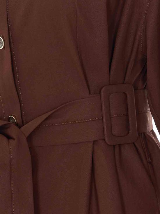 26SS 핑코 셔츠 106153A2ERL78 Brown - PINKO