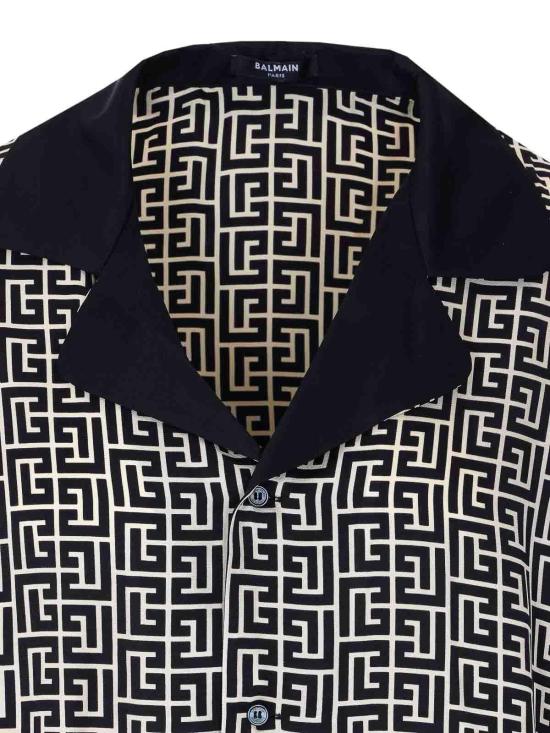 26SS 발망 반팔 티셔츠 HN133VI36GXE Black - BALMAIN