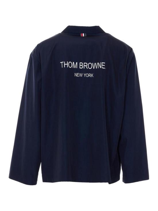 26SS 톰브라운 터틀넥 MJU581PF0967415 Blue - THOM BROWNE