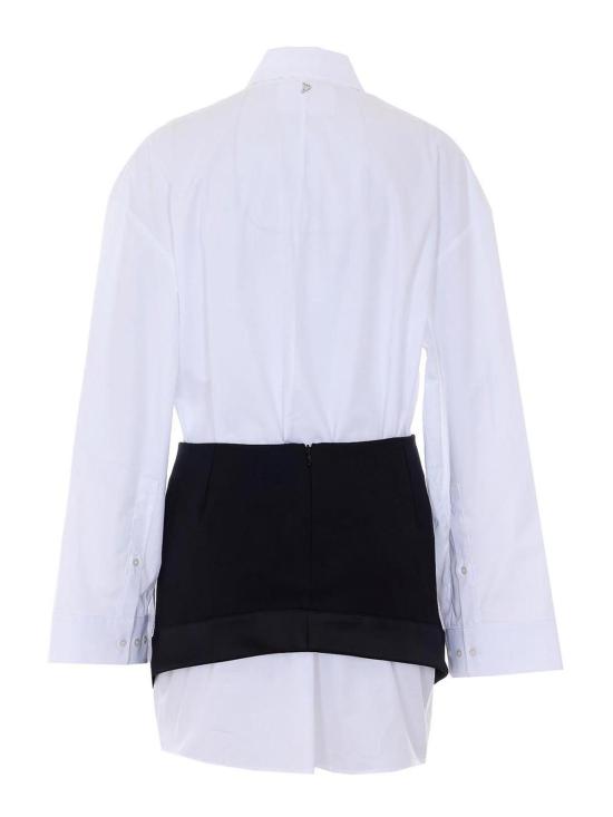 26SS 돈답 미디 스커트 DA493CF0200MXXX000 White - DONDUP
