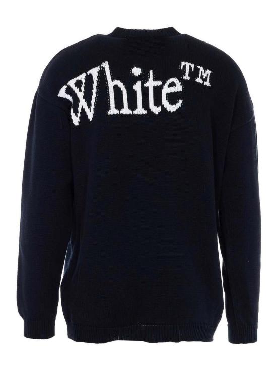 26SS 오프화이트 스웨터 OMHE20QS26KNI0010001 Black - OFF WHITE