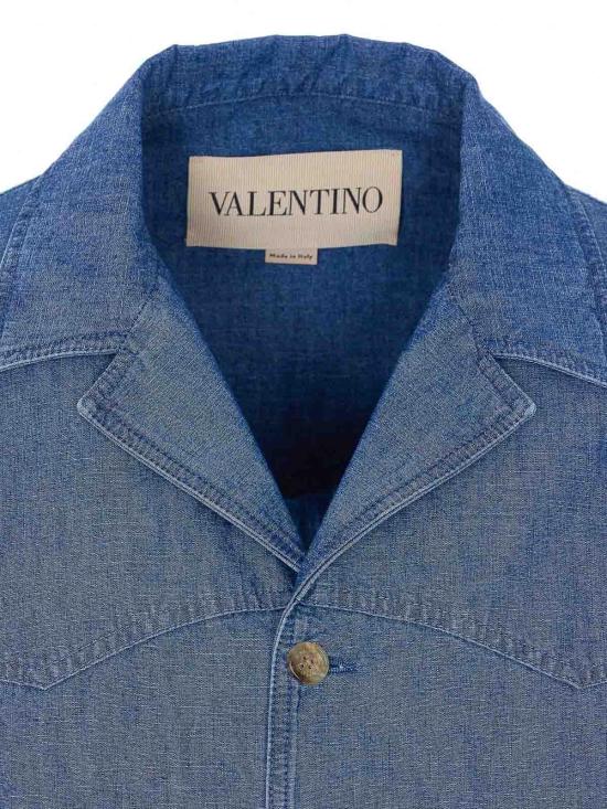 26SS 발렌티노 가라바니 데님 셔츠 DBF20AL4558 Blue - VALENTINO GARAVANI