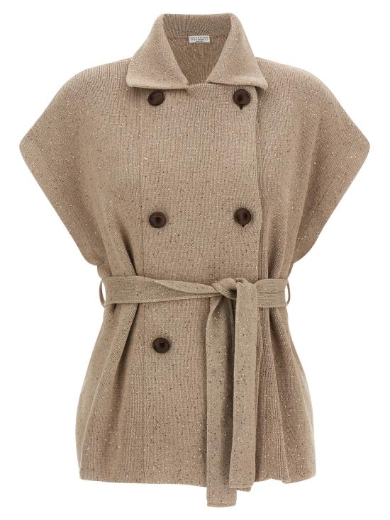 26SS 브루넬로 쿠치넬리 가디건 MDV752716C069 Beige