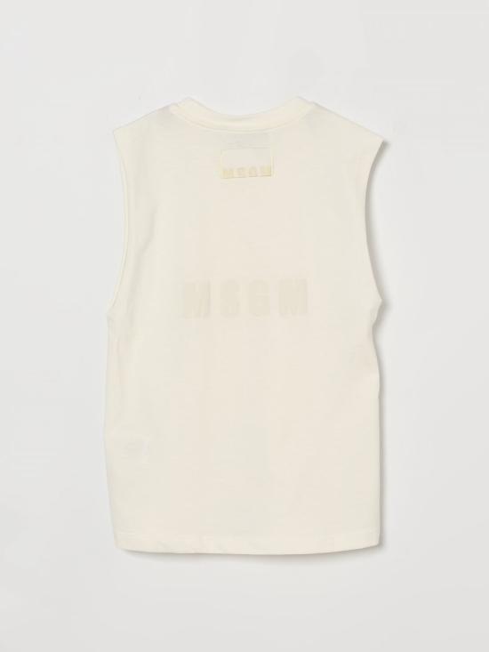 26SS [키즈] 엠에스지엠 티셔츠 S6MSJUTH150 002 White - MSGM