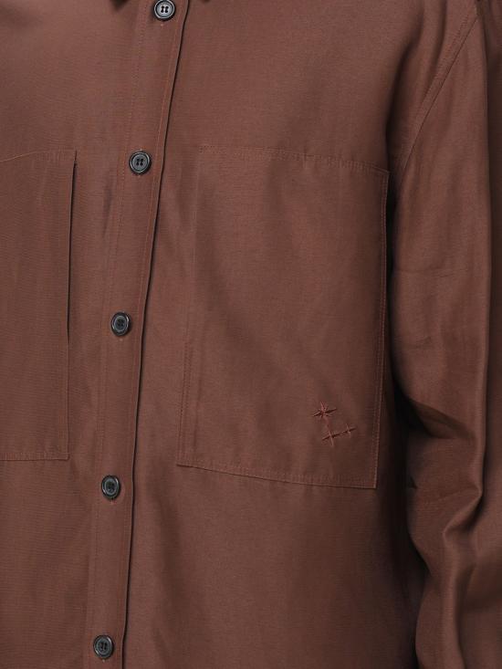 26SS 라니우스 긴팔 셔츠 S6LAMASI072 920 Brown - LANEUS