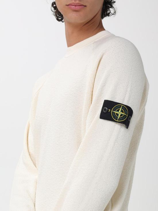 26SS 스톤 아일랜드 스웨터 5100020S01B9 V0093 White - STONE ISLAND