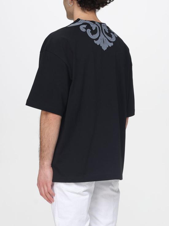 26SS 저스트까발리 반팔 티셔츠 80OAHE17CJ110 899 Black - JUST CAVALLI