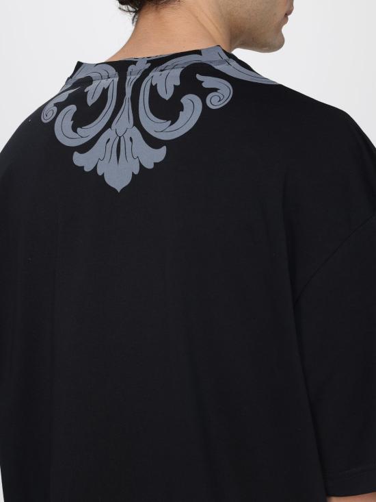 26SS 저스트까발리 반팔 티셔츠 80OAHE17CJ110 899 Black - JUST CAVALLI