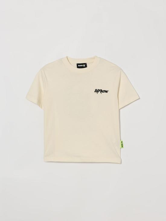 26SS [키즈] 바로우 티셔츠 S6BKJUTH062 013 Yellow Cream