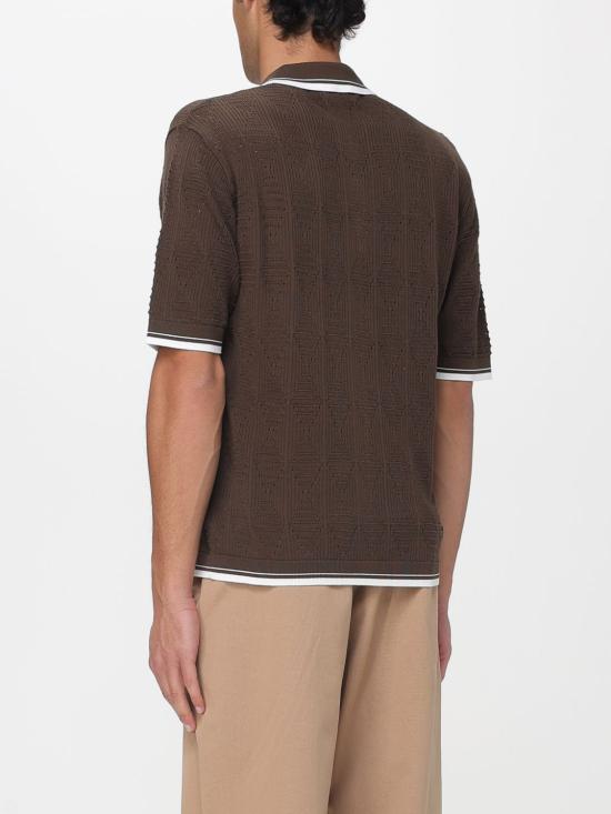 26SS 라니우스 폴로 티셔츠 S6LAMAKP009 920 Brown - LANEUS