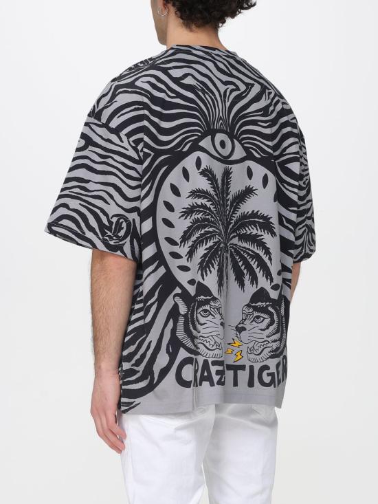 26SS 저스트까발리 반팔 티셔츠 80OAHE13CJ118 899 Black - JUST CAVALLI