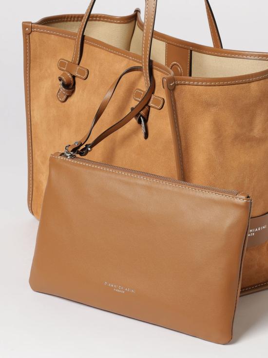 26SS 지아니 끼아리니 숄더백 BS8990CMPL CARAMEL Leather - GIANNI CHIARINI