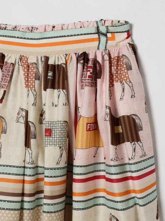 26SS [키즈] 펜디 스커트 JFE199AVVY F0B8F Multicolor - FENDI