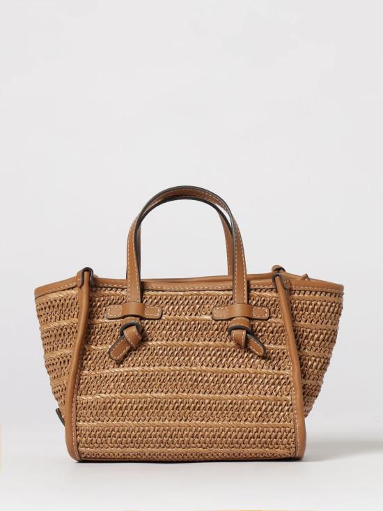 26SS 지아니 끼아리니 토트백 BS8065COMMRVMRK CARAMELLO Leather