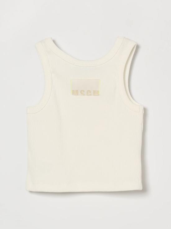 26SS [키즈] 엠에스지엠 티셔츠 S6MSJGTA159 002 White - MSGM