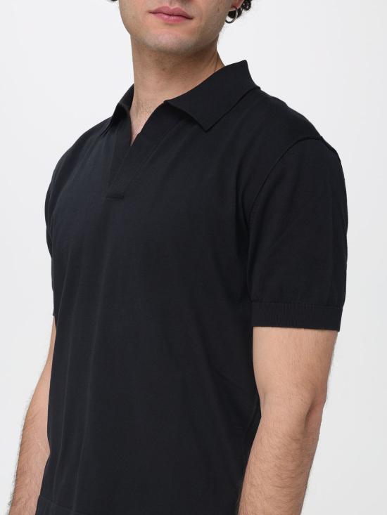 26SS 파올로페코라 폴로 티셔츠 A043F100 9000 Black - PAOLO PECORA