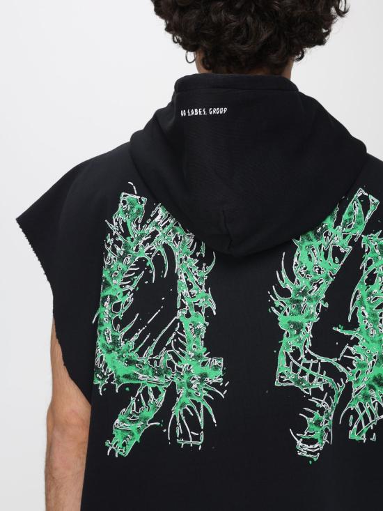 26SS 44레이블 긴팔 티셔츠 B0030578F580 P767 Black - 44 LABEL