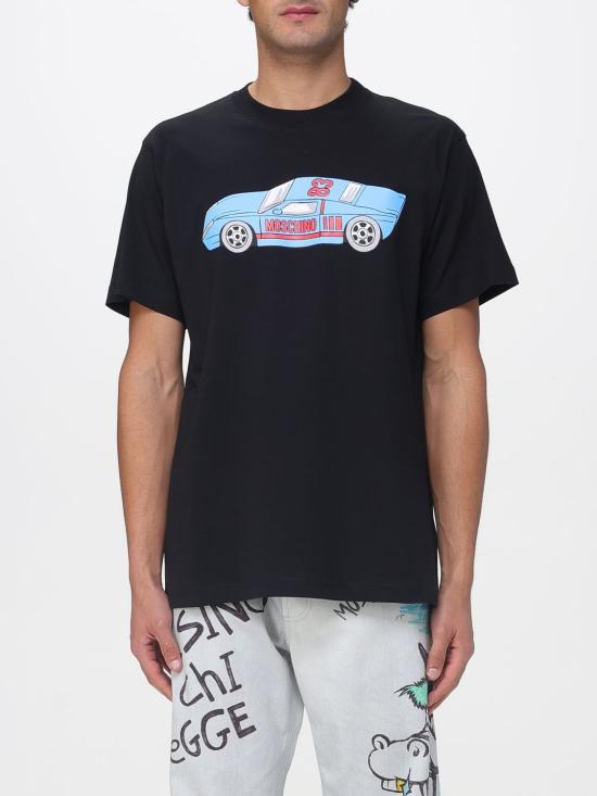 26SS 모스키노 반팔 티셔츠 07030241 1555 Black