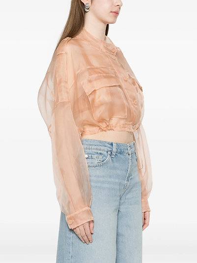 26SS 핑코 코트 106603A2DJ Q35 Rosa mogano - PINKO