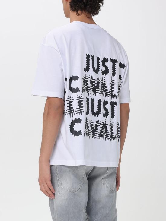 26SS 저스트까발리 반팔 티셔츠 80OAHT30CJ500 003 White - JUST CAVALLI