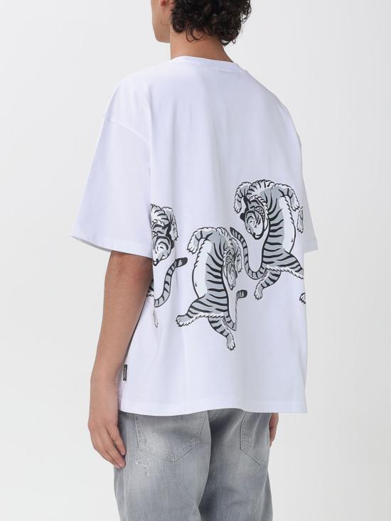 26SS 저스트까발리 반팔 티셔츠 80OAHT24CJ518 003 White - JUST CAVALLI