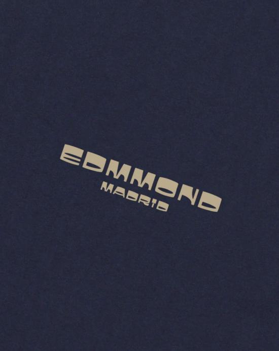 26SS 에드몬드 스튜디오 반팔 티셔츠 MELOMANIAC PLAIN NAVYNAVY Blue - EDMMOND STUDIOS