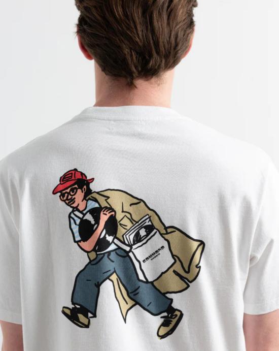 26SS 에드몬드 스튜디오 반팔 티셔츠 MELOMANIAC PLAIN WHITEWHITE White - EDMMOND STUDIOS