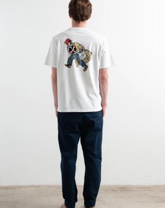 26SS 에드몬드 스튜디오 반팔 티셔츠 MELOMANIAC PLAIN WHITEWHITE White - EDMMOND STUDIOS