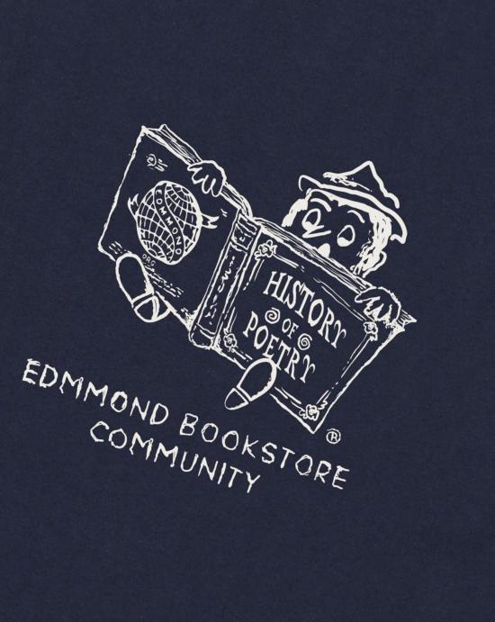 26SS 에드몬드 스튜디오 반팔 티셔츠 BOOKSTORE PLAIN DK BLUEBLUE Blue - EDMMOND STUDIOS