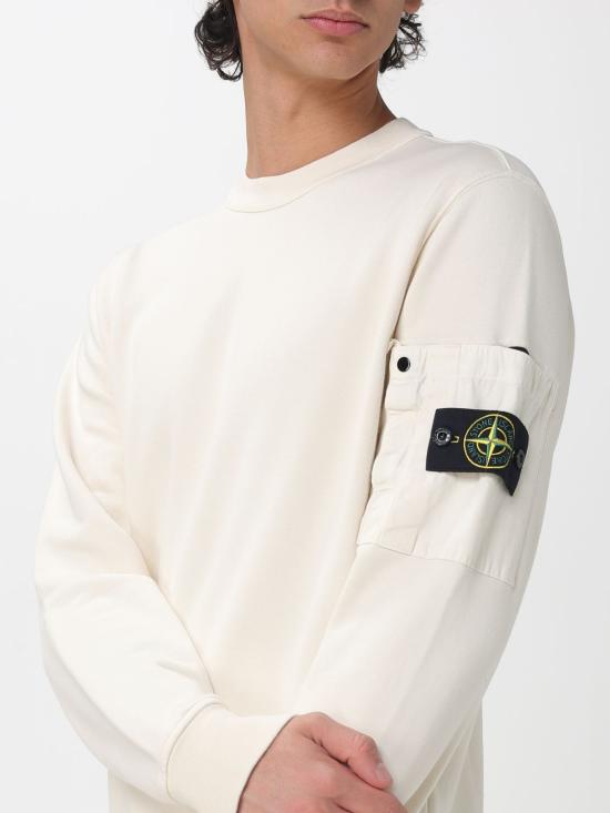 26SS 스톤 아일랜드 긴팔 티셔츠 6100019S0410 V0093 Ivory - STONE ISLAND