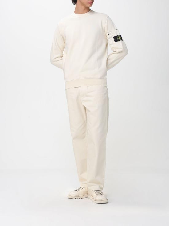26SS 스톤 아일랜드 긴팔 티셔츠 6100019S0410 V0093 Ivory - STONE ISLAND