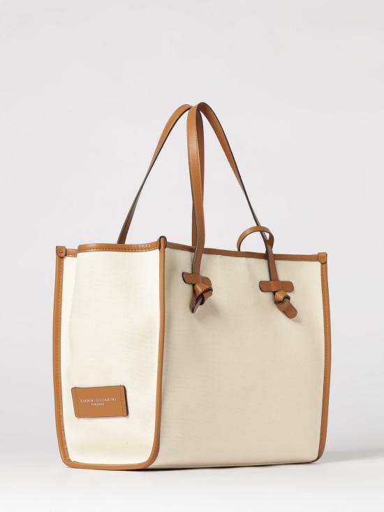 26SS 지아니 끼아리니 숄더백 BS6850COMMCNVSE PANNA CORDA CARAMEL Yellow Cream - GIANNI CHIARINI