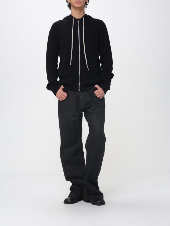 26SS 릭 오웬스 스웨터 RU01F2614KWVH 09 Black - RICK OWENS