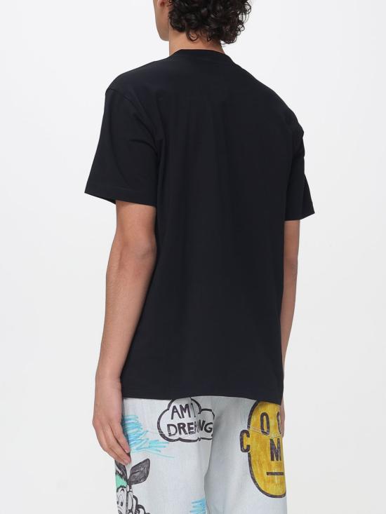 26SS 모스키노 반팔 티셔츠 07130241 1555 Black - MOSCHINO