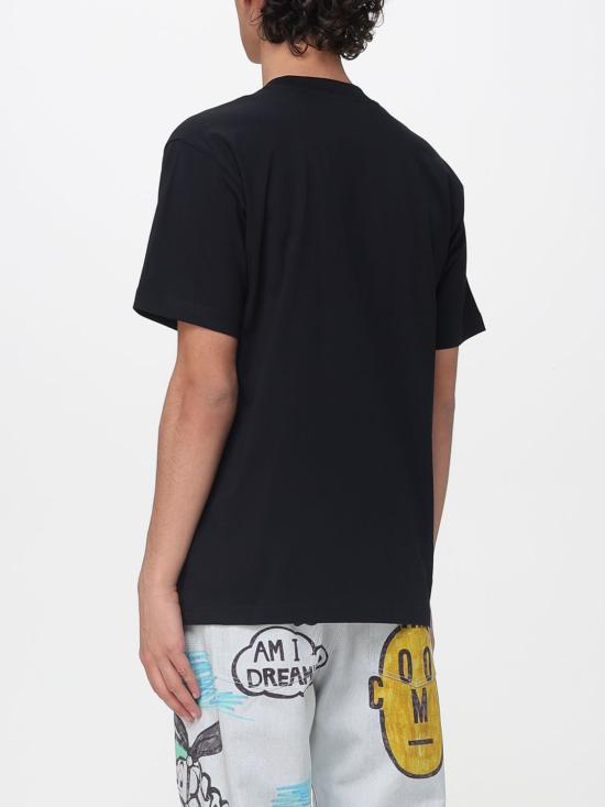 26SS 모스키노 반팔 티셔츠 07020241 1555 Black - MOSCHINO