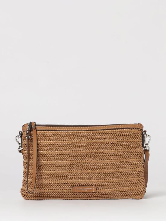 26SS 지아니 끼아리니 클러치/파우치 BS10865COMMRVMRK CARAMELLO Leather