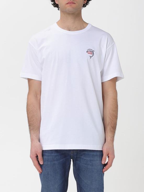 26SS 디젤 반팔 티셔츠 A216520PLAT 100 White