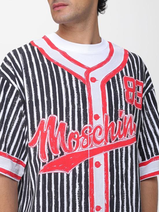 26SS 모스키노 반팔 티셔츠 07090241 3888 Multicolor - MOSCHINO