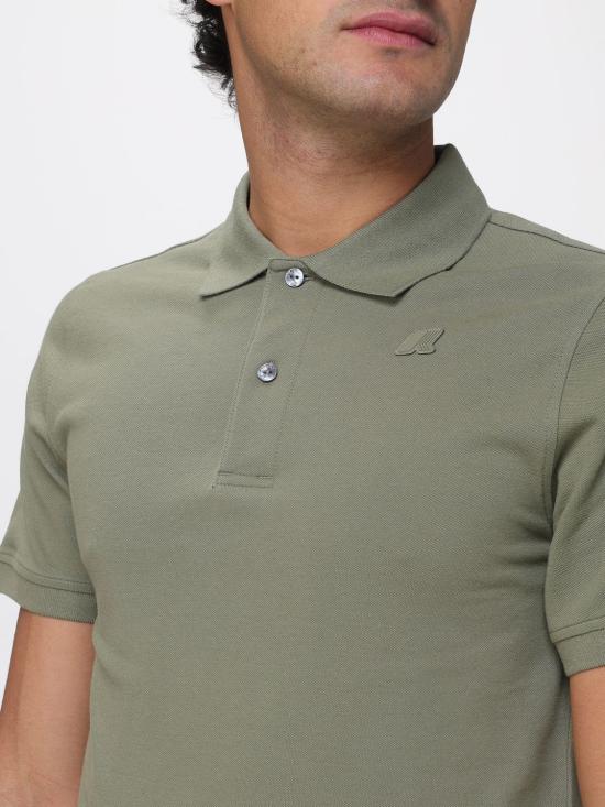 26SS 까웨 폴로 티셔츠 K5127BW V15 Green - K-WAY