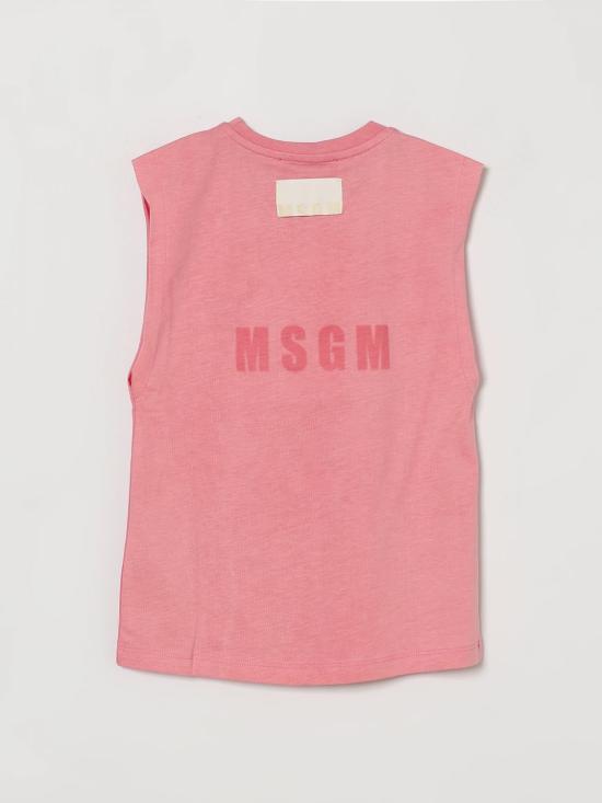 26SS [키즈] 엠에스지엠 티셔츠 S6MSJUTH150 MS070 Pink - MSGM