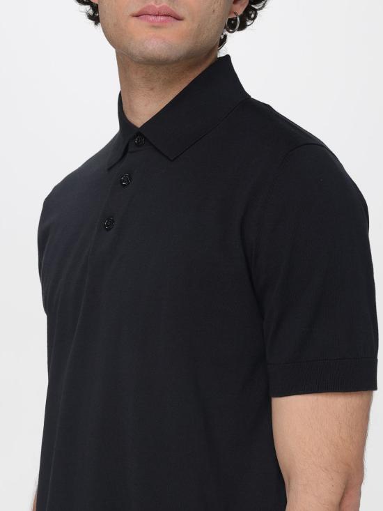 26SS 파올로페코라 폴로 티셔츠 A007F100 9000 Black - PAOLO PECORA